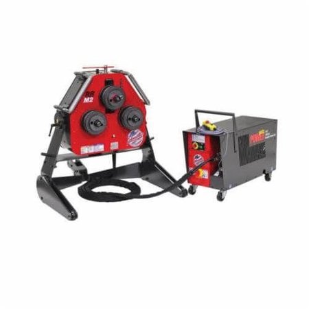 EDWARDS Radius Roller And Portable Power Unit, Hydraulic, 2 In, 20 Ton Maximum Load, 1Phase, 230 V, 23 A HAT5010